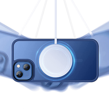 Etui ochronne na telefon MagMat Case do MagSafe do Apple iPhone 13 Mini Matte Navy + Szkło