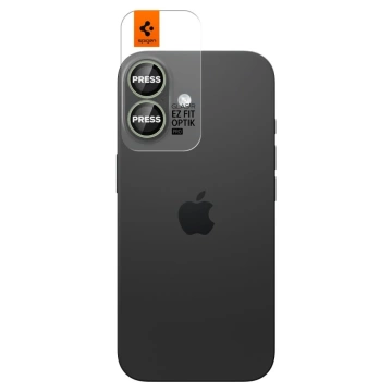 Osłona Aparatu Spigen Optik Pro Glas.TR EZ Fit iPhone 16/17 Green 2-Pack