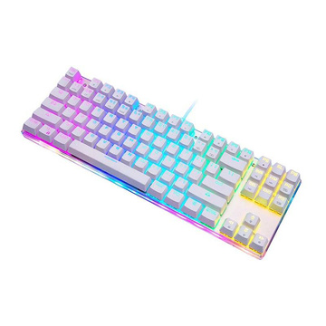 Mechanische Gaming-Tastatur Motospeed K87S RGB (weiß)
