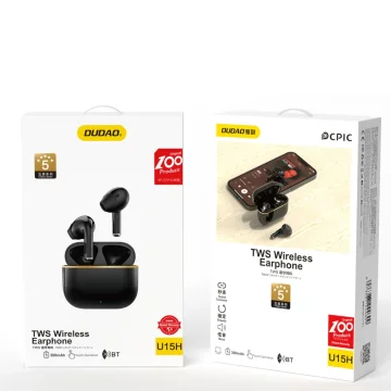 Słuchawki bezprzewodowe Dudao U15H TWS Bluetooth 5.1 czarny