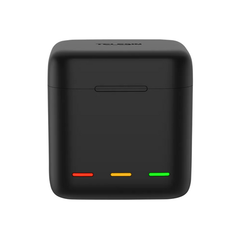 Dreikanaliges Telesin-Box-Ladegerät für GoPro Hero 9 / Hero 10 (GP-BCG-901)