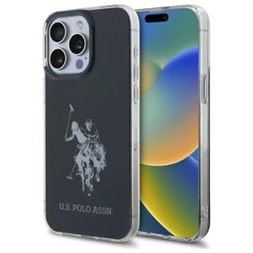 Etui do iPhone 15 Pro Max US Polo Shiny Big Logo Czarne