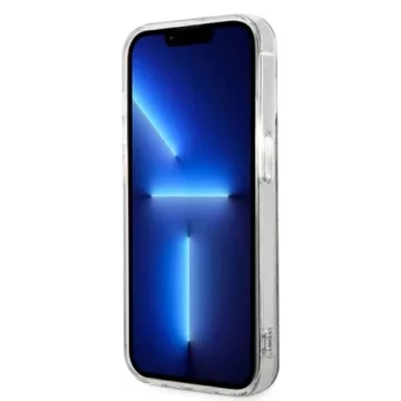 Zestaw Guess GUBPP14XH4EACSW Hülle Ladegerät iPhone 14 Pro Max 6,7" brązowy/braun Hartschale 4G Print MagSafe
