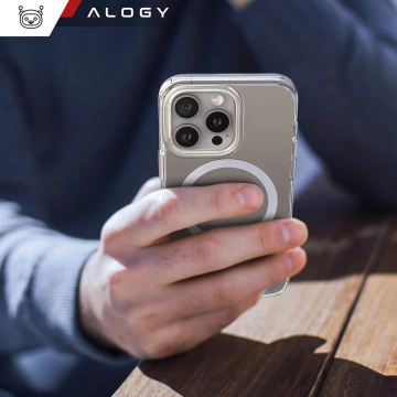 Etui do Apple iPhone 16 Pro obudowa Alogy Anti-Shock Hybrid Case do MagSafe Przezroczyste