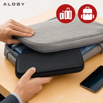 Handyhülle Wasserdichtes Gehäuse Alogy universal IPX8 bis 6,5 Schwarz