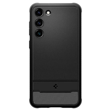 Etui für Spigen Rugged Armor für das Samsung Galaxy S23 Plus Mattschwarz