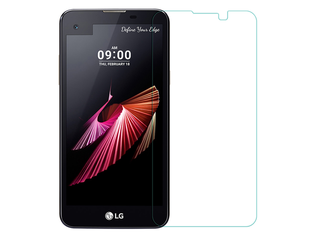 9H gehärtetes Glas für LG X Bildschirm