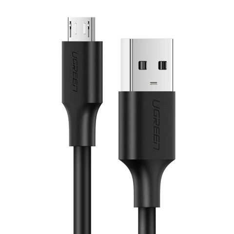 Ugreen Kabel USB - Micro USB 2.4 A 480 Mbps 1.5 m schwarz (US289 60137)