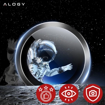 3x Displayschutzglas aus gehärtetem Glas für Samsung Galaxy S25 Plus, Schutzglas für Bildschirm und Kamera, 9H Alogy GlassGuard Pack™️ Schutzglas-Set