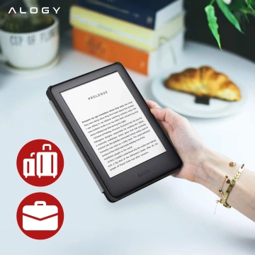 Etui ochronne na czytnik E-Book Alogy ProBook Cover obudowa do Kindle Paperwhite 6 2024 Czarne