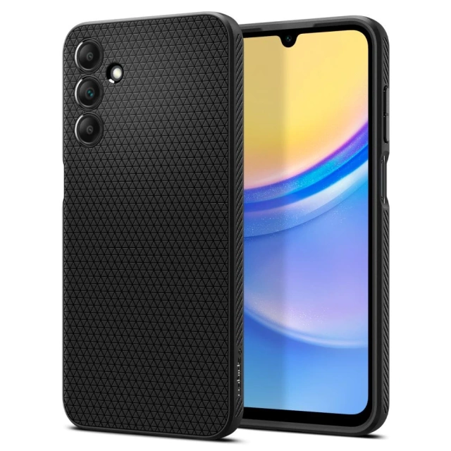 Etui Spigen Liquid Air für Samsung Galaxy A15 4G / 5G Mattschwarz