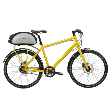 Wozinsky Fahrradträgertasche mit Schultergurt 13l schwarz (WBB1BK)