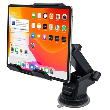 Uchwyt samochodowy na telefon i tablet – 2w1, mocny i stabilny, regulowany 4.7–11”, montaż na szybę i kokpit, pełna regulacja – Alogy DriveMount™ Premium Czarny