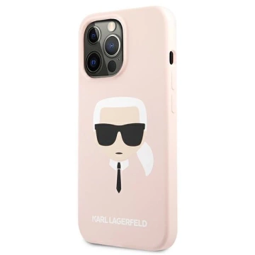 Etui Karl Lagerfeld KLHCP13LSLKHLP do iPhone 13 Pro / 13 6,1" hardcase Silicone Karl`s Head
