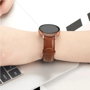 Pasek do Smartwatcha Beline pasek Elegance uniwersalny do 20mm brązowy/brown