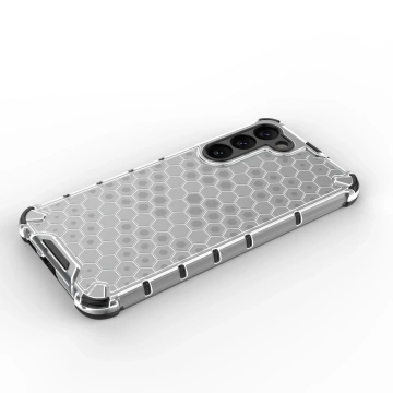 Etui Honeycomb do Samsung Galaxy S23+ Plus pancerny hybrydowy pokrowiec czarne