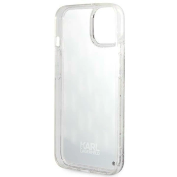 Etui ochronne na telefon Karl Lagerfeld KLHCP14SLMNMK do Apple iPhone 14 6,1" hardcase czarny/black Liquid Glitter Monogram