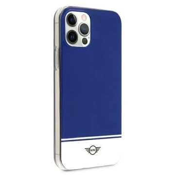 Stripe Collection Hardcase-Handyhülle für iPhone 12 Pro Max, Marineblau/Marineblau