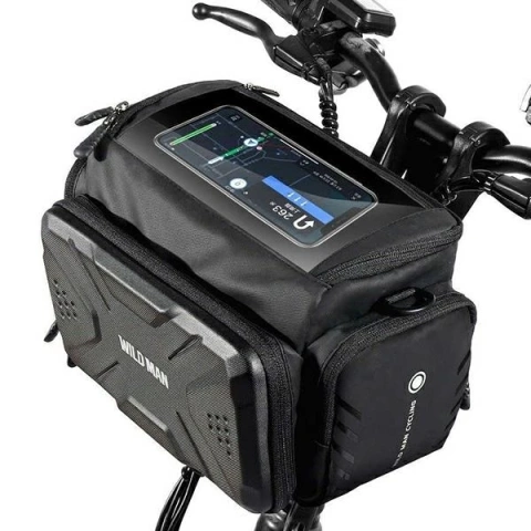 Wildman 3L GS6 Fahrrad-Lenkertasche wasserdicht für Smartphone