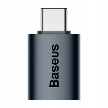 Adapter przejściówka Baseus Mini OTG Adaptor USB-A do USB-C Typ C Niebieski