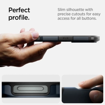 Etui Spigen Tough Armor Mag MagSafe do iPhone 16 Pro Max Metal Slate