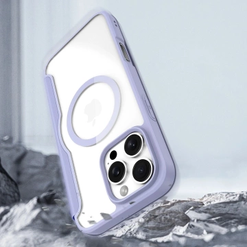iPhone 16 Pro Max Dux Ducis Skin X Pro MagSafe Hülle Lila