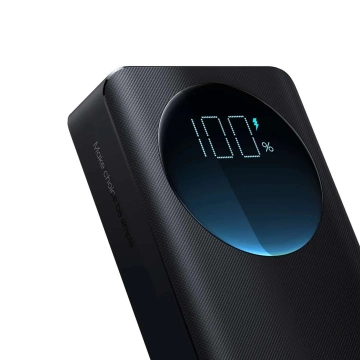 Joyroom JR-PBF02 Powerbank 20000mAh 30W PD Taschenlampe USB-C / USB-A - Schwarz