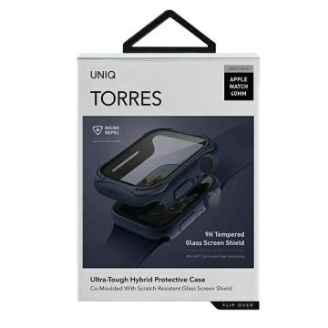 Etui ochronne UNIQ Torres do Apple Watch Series 4/5/6/SE 40mm niebieski/nautical blue