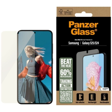 Szkło hartowane do Samsung Galaxy S25 PanzerGlass All-in-One Ultra-Wide Fit