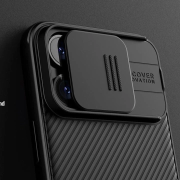 Nillkin CamShield Pro magnetische Hülle für iPhone 15 Plus mit Kameraschutz – Grün