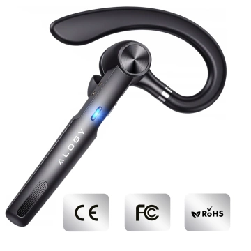 Kabelloses Headset für Bluetooth 4.0-Anrufe, Auto-Headset mit Display V8 Schwarz