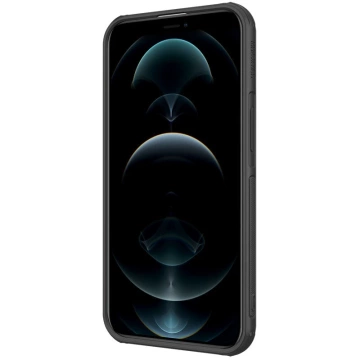 Nillkin Cyclops Case wytrzymałe etui z osłoną na aparat i składaną podstawką iPhone 13 czarny