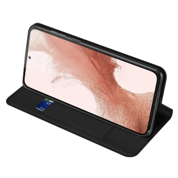 Etui na telefon Dux Ducis Skin Pro do Samsung Galaxy S23 pokrowiec z klapką portfel na kartę podstawka czarne