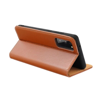 Kabura Smart Pro Book do Samsung S25 Edge Skórzana Brązowa