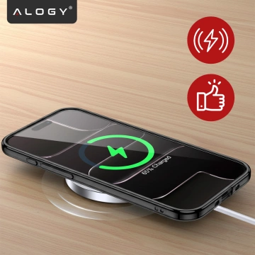 Etui do Apple iPhone 17 Air – matowa obudowa do MagSafe z ochroną obiektywu, smukłe i odporne na zarysowania, idealne dopasowanie – Alogy Skinny MatteCase™ Czarne + 2x szkło hartowane 