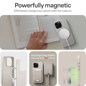 Etui Spigen Cyrill Kajuk Mag MagSafe do iPhone 16 Pro Max Beżowy