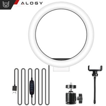 Lampa pierścieniowa fotograficzna Alogy Ring A33 do zdjęć makijażu 