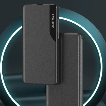 Eco Leather View Case eine elegante Hülle mit Klappe und Standfunktion für Samsung Galaxy A73 rot