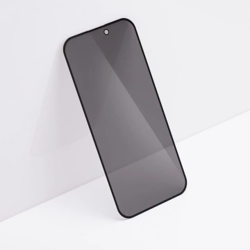 Panzerglas für iPhone 14 Pro Forcell Privacy Glass schwarz 9H
