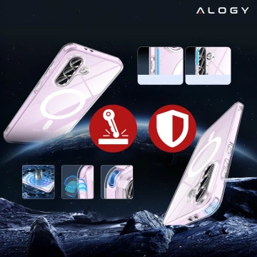 Etui do Samsung Galaxy A36 5G obudowa ochronna na telefon Alogy HybridShield™️ Case Przezroczyste