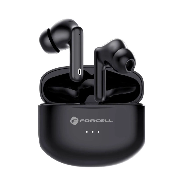 Słuchawki bezprzewodowe douszne Forcell F-Audio TWS Clear Sound czarne Black