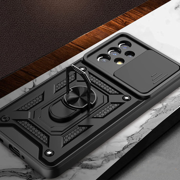 Alogy Camshield Standring Hülle mit Kameraabdeckung für Samsung Galaxy A73 / A73 5G