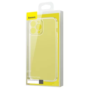 Baseus Frosted Glass Case etui pokrowiec do iPhone 13 Pro sztywna obudowa z żelową ramką czarny (ARWS001001)