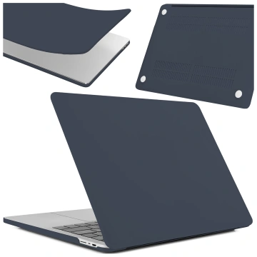Schutzhülle für Apple MacBook Pro 14 2021–2024 (M1/M2/M3/M4) – flexible, matte Schutzhülle, leicht und widerstandsfähig – Alogy AirGuard™ Marineblau