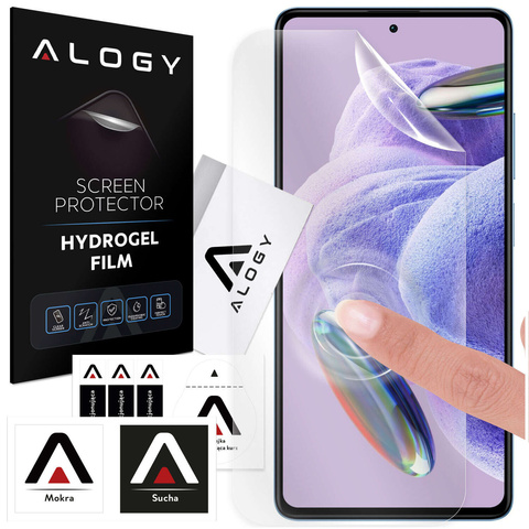 Folia Hydrożelowa do Xiaomi  Redmi Note 12 5G / Poco X5 5G ochronna na telefon na ekran Alogy Hydrogel Film
