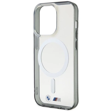 Etui BMW BMHMP14LHCRS für iPhone 14 Pro 6.1" Hardcase Silver Ring MagSafe