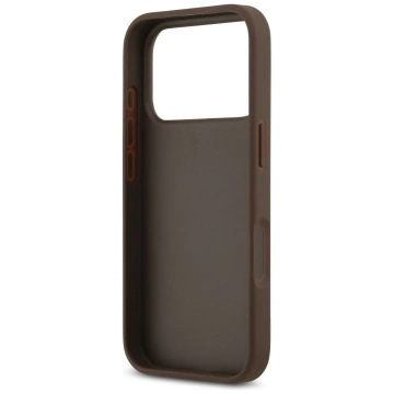 Etui Guess do iPhone 17 Pro 4G Double Card Triangle Gold