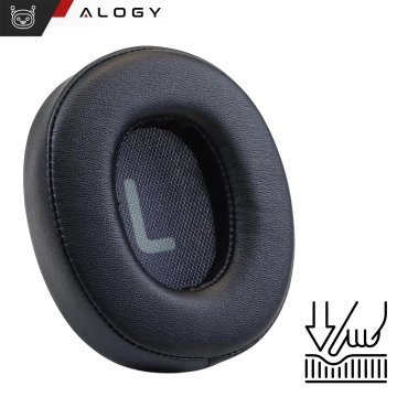 Nauszniki 2x wymienne pady gąbki do słuchawek do JBL Tune 700BT 710BT 720BT 750BTNC Alogy Earpads Czarne