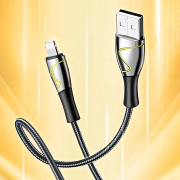 Joyroom Mermaid Serie Kabel USB - Lightning 2,4A 2m schwarz (S-2030K6)
