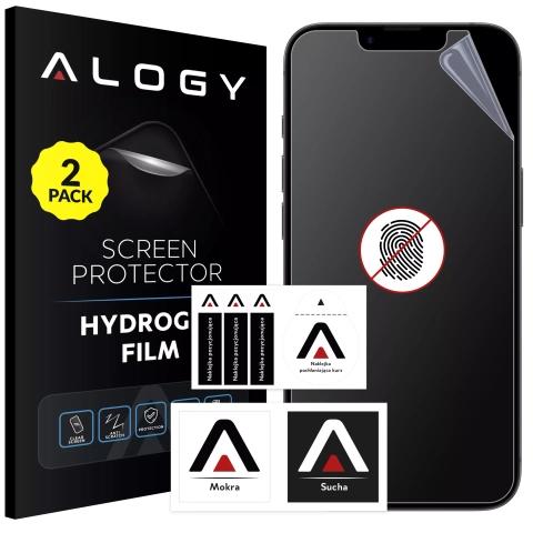 2x Folia "MATOWA" do Apple iPhone 16e Hydrożelowa Alogy HydroSkin Matte Pro™ na ekran do etui "BEZ ODCISKU PALCÓW"